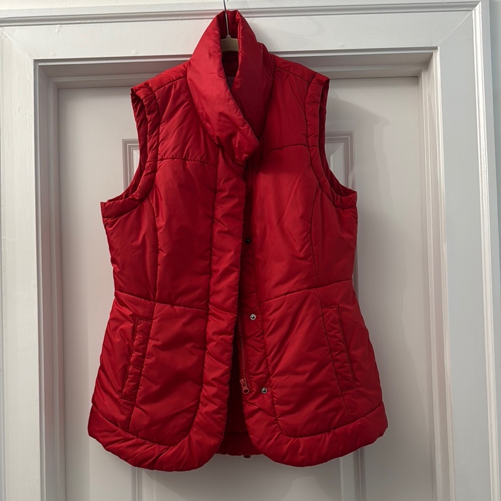 Red Quilted Women's Vest